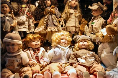 dolls doll expensive collection most flea collecting market old coastal carolina toys small made very some box ca complicated materials